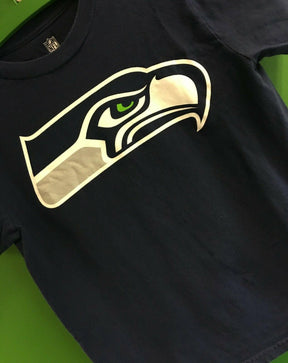 NFL Seattle Seahawks Navy Blue T-Shirt Youth Small 6-8