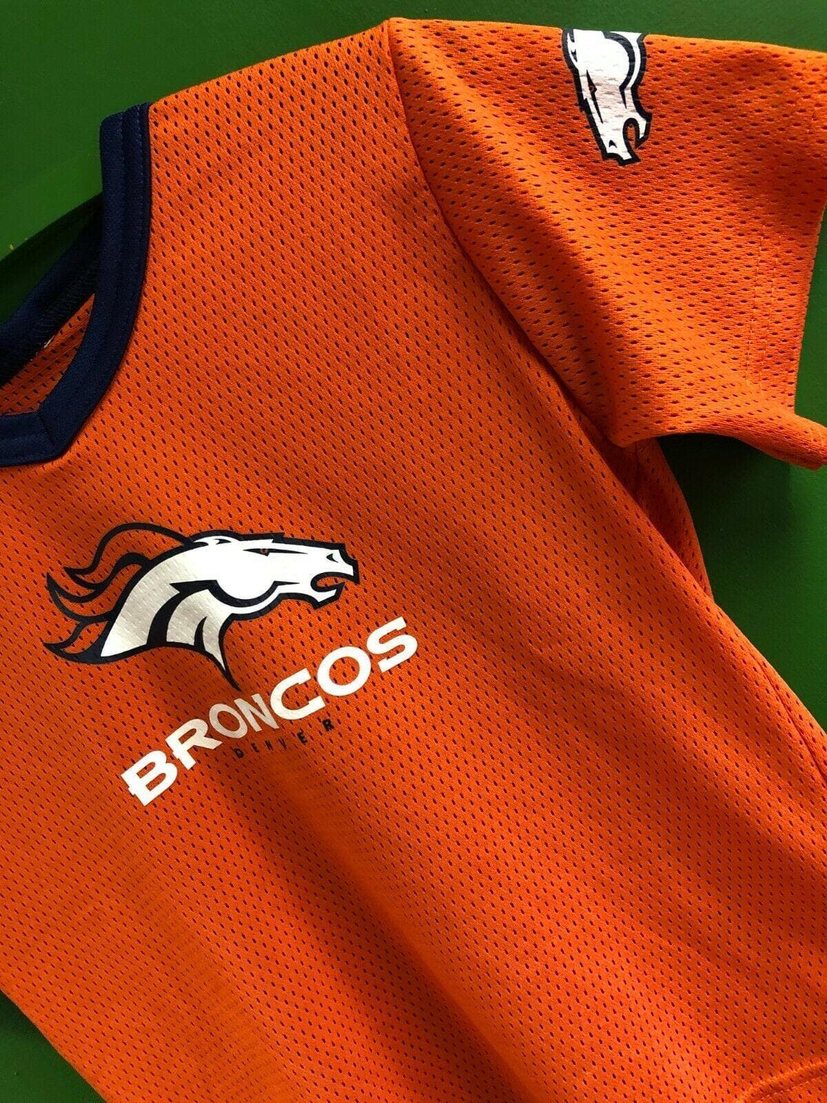 NFL Denver Broncos Franklin Mesh Jersey Top Youth Small 8-10
