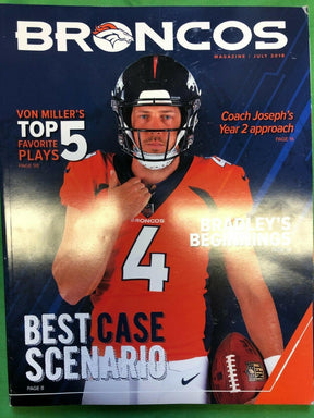 NFL Denver Broncos Magazine July 2018 and 2018 Offseason Lot of 2