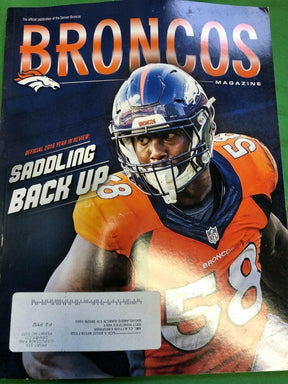 NFL Denver Broncos Magazine 2016 Yearbook and 2016 Year in Review x2