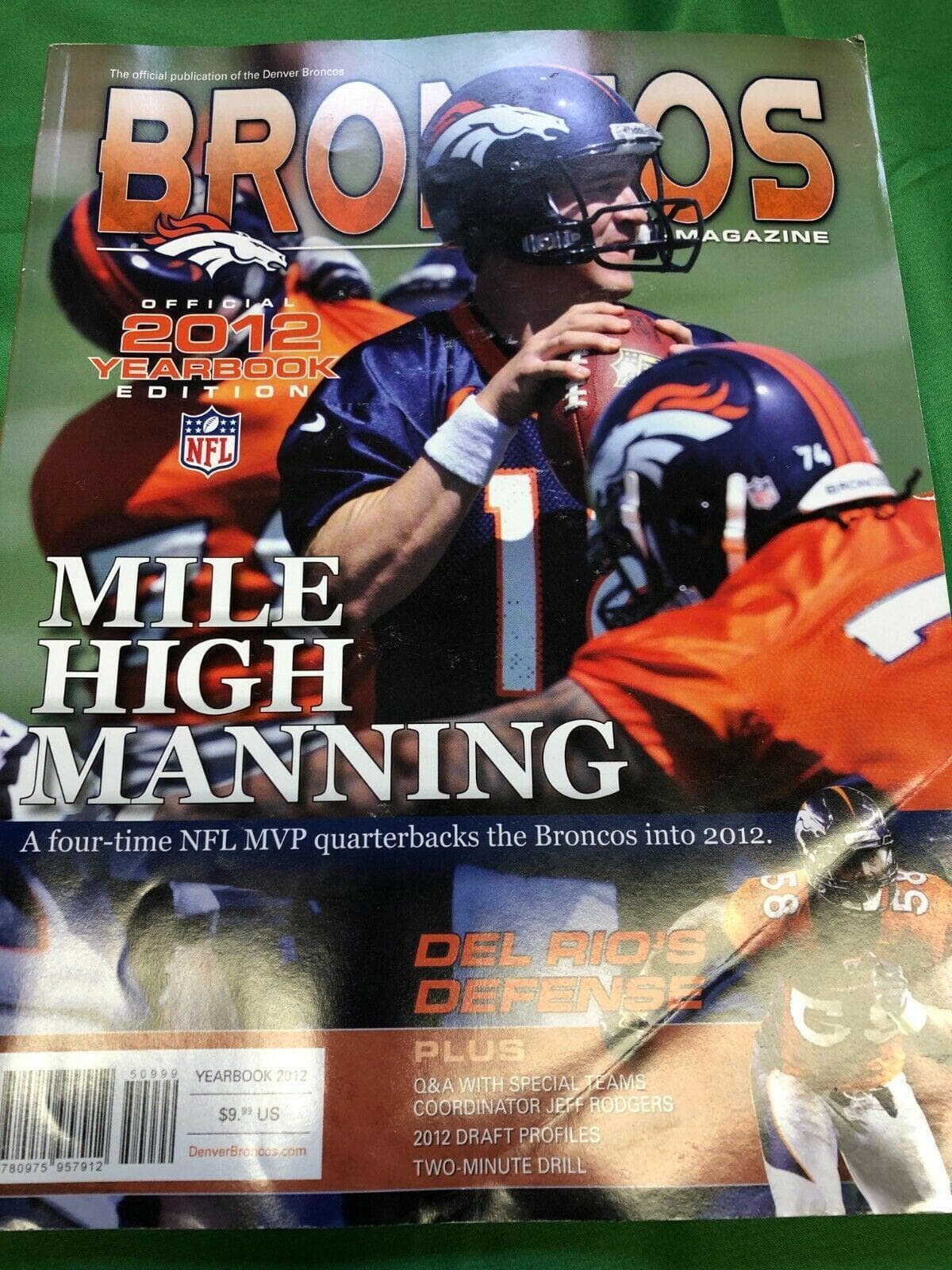 NFL Denver Broncos Magazine 2012 & 2013 Yearbook Edition Lot of 2