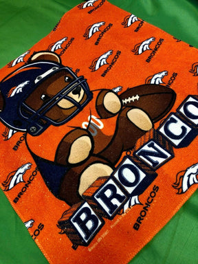 NFL Denver Broncos Baby Changing Pad Absorbent Towel 13" x 13"