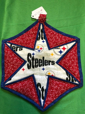 NFL Pittsburgh Steelers Kitchen Pot Holder Oven Pad Red-Blue
