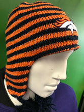 NFL Denver Broncos Reebok Striped Tassel Woolly Hat OSFA