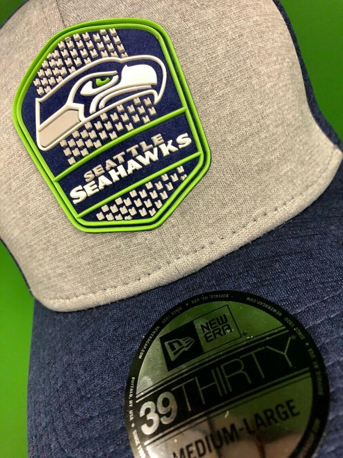NFL Seattle Seahawks New Era 39THIRTY Sideline Hat Cap NWT Medium-Large