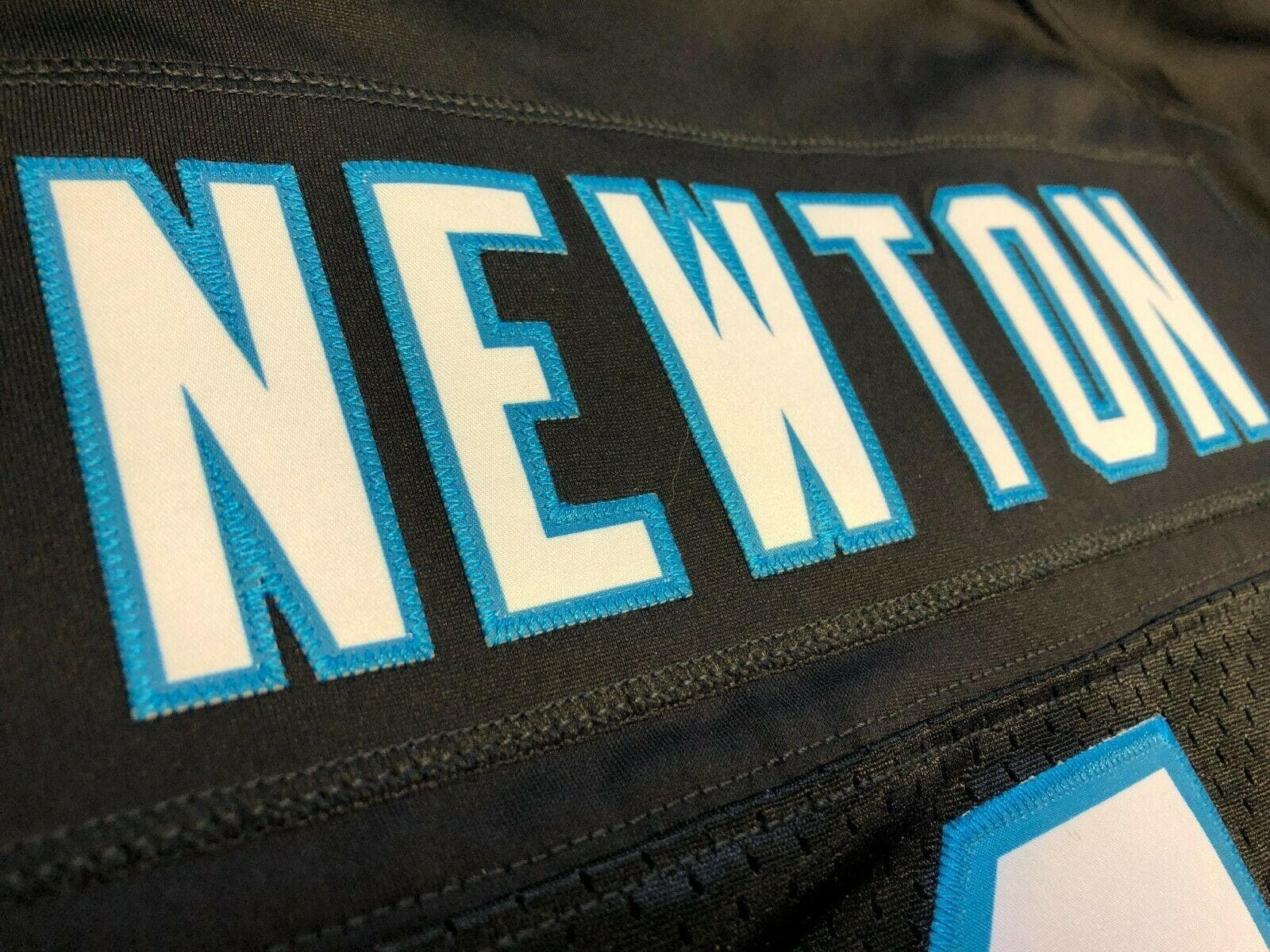 New Cam Newton Mens Medium Teal Carolina Panthers Limited Nike Tags Jersey  NWT