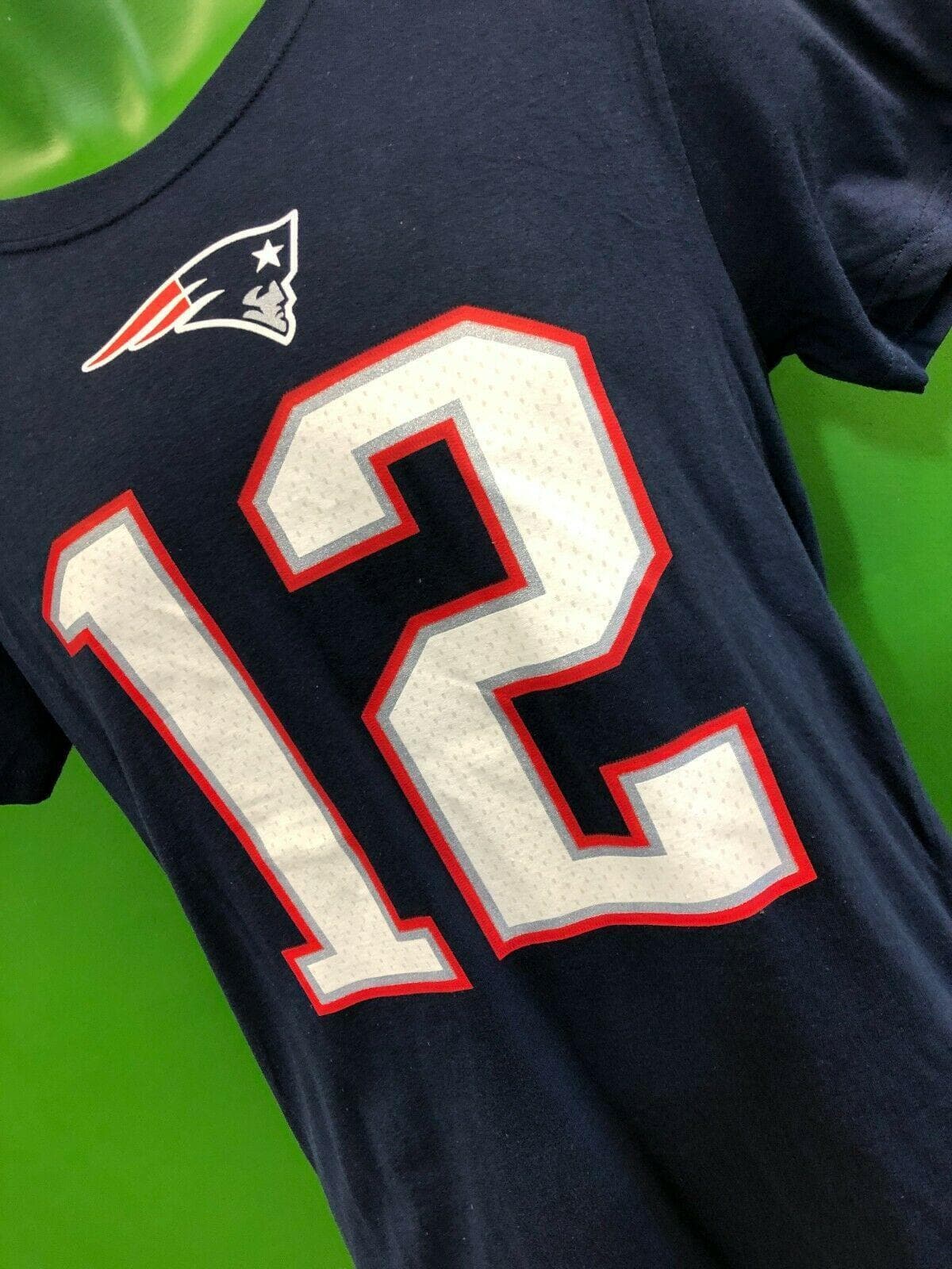 NFL New England Patriots Tom Brady #12 Fanatics T-Shirt Men's Small NWT
