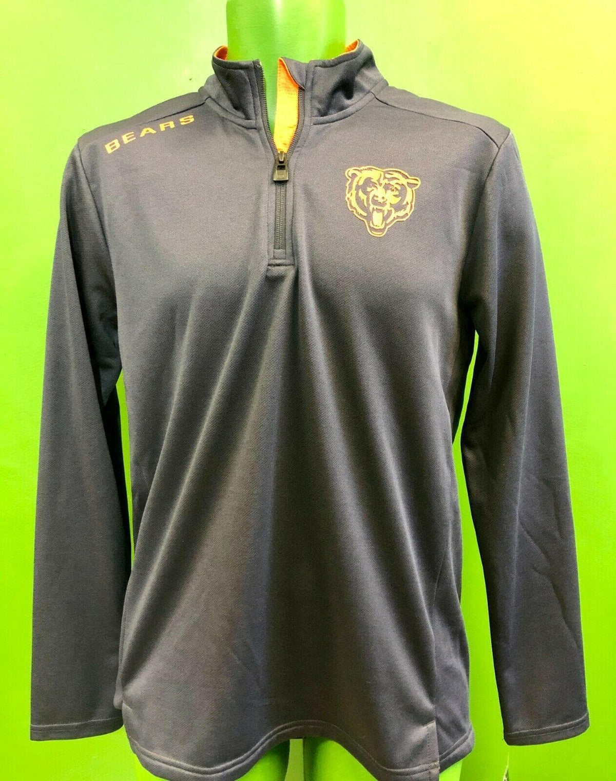 NFL Chicago Bears 1/4 Zip Pullover Youth XL 18-20 NWT