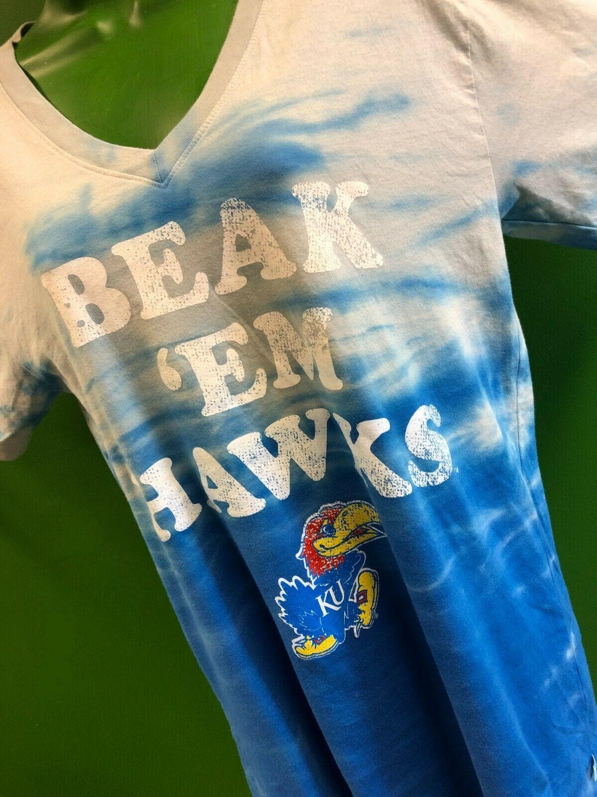 NCAA Kansas Jayhawks Tie-Dye T-Shirt Women's Medium NWT