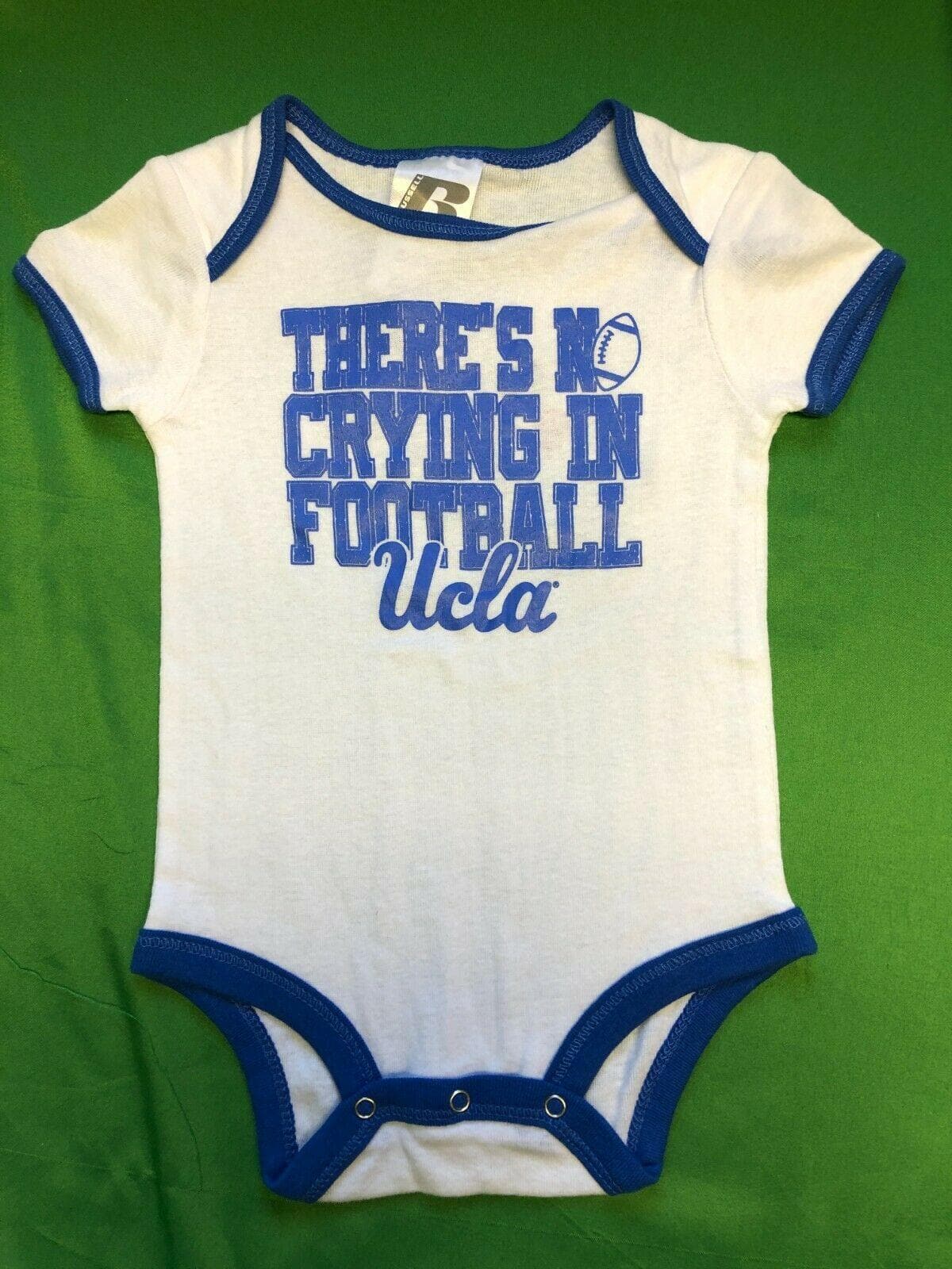 NCAA UCLA Bruins Russell No Crying in Football Bodysuit/Vest 12 months NWT