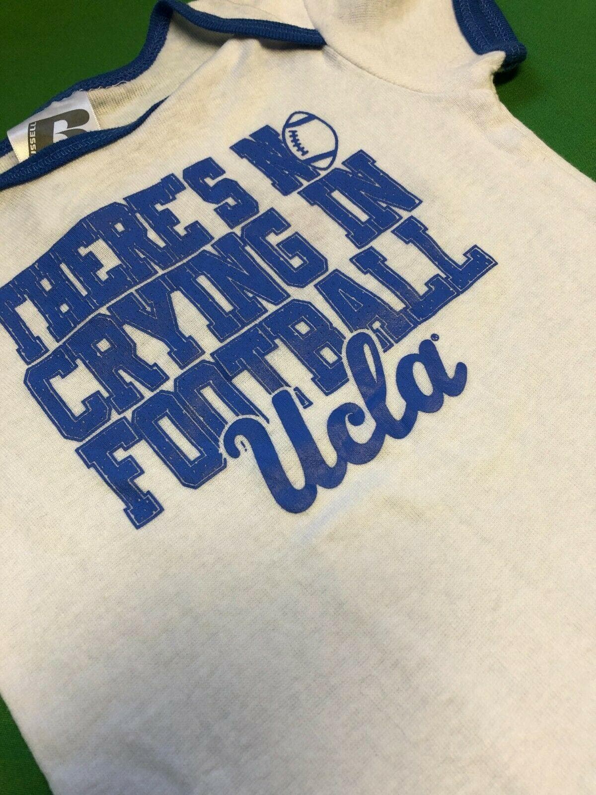 NCAA UCLA Bruins Russell No Crying in Football Bodysuit/Vest 12 months NWT
