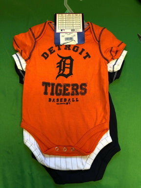 MLB Detroit Tigers Set of 3 Bodysuits/Vests 6-9 months NWT