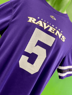 NFL Baltimore Ravens Joe Flacco #5 Jersey-Style Top Men's Large