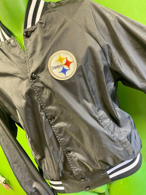 NFL Pittsburgh Steelers Homemade Satin Bomber Men's Small-Medium Vintage