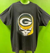 NFL Green Bay Packers Custom Skull T-Shirt Men's 2X-Large