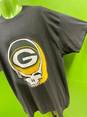 NFL Green Bay Packers Custom Skull T-Shirt Men's 2X-Large