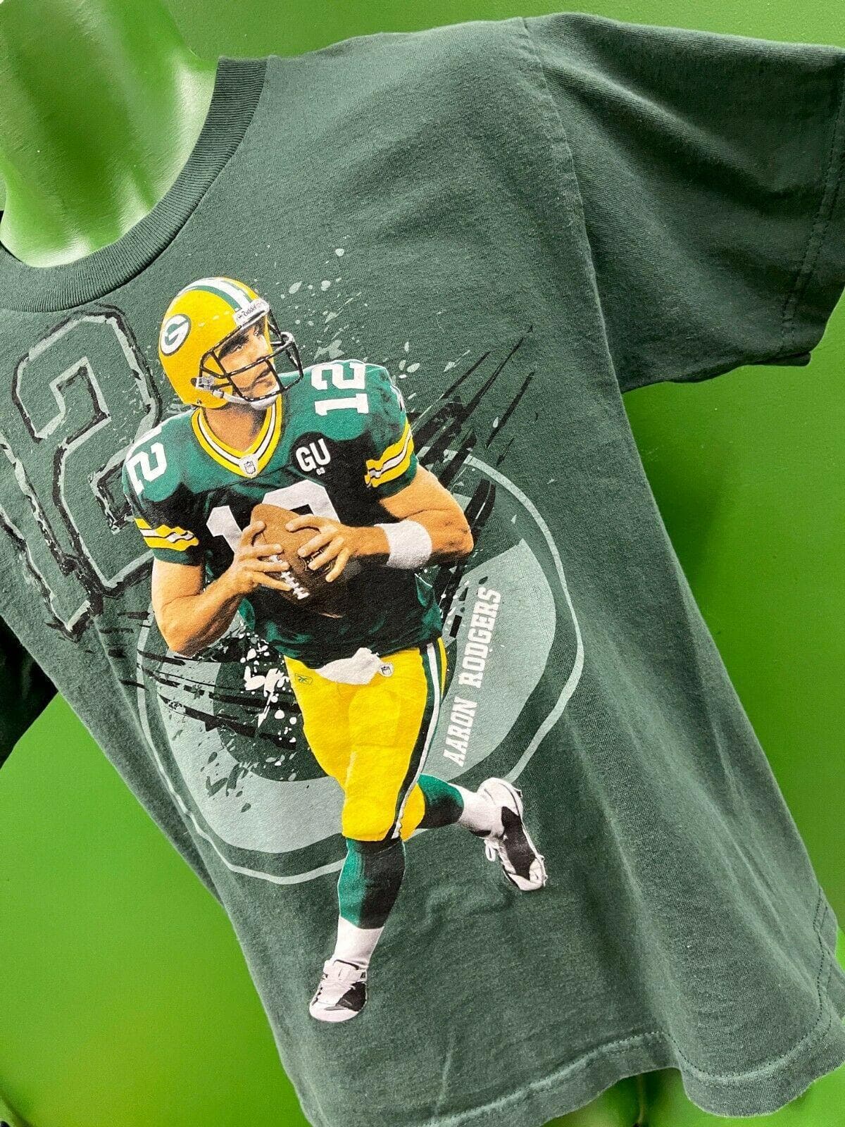 NFL Green Bay Packers Aaron Rodgers #12 T-Shirt Youth Large 14-16