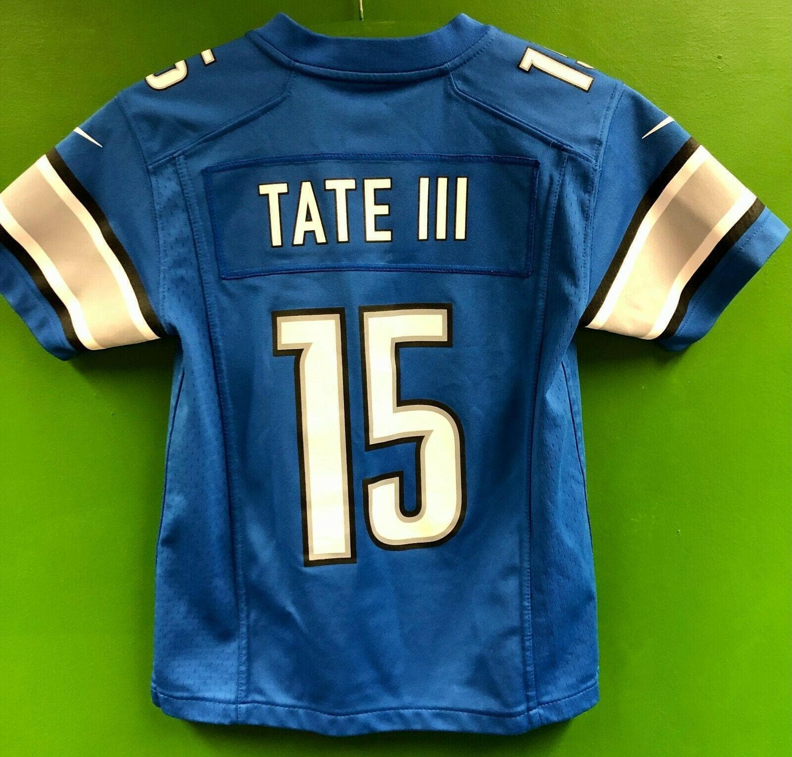 NFL Detroit Lions Golden Tate III Game Jersey Youth Small 8