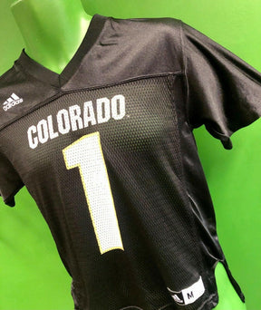 NCAA Colorado Buffaloes Black Adidas Jersey Youth Medium 10-12
