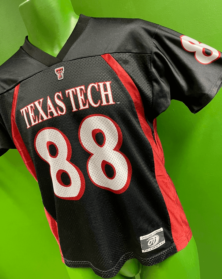 Youth #1 Red Texas Tech Red Raiders Football Jersey