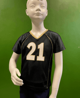 NCAA Purdue Boilermakers Black Jersey #21 Youth XS Toddler 4T