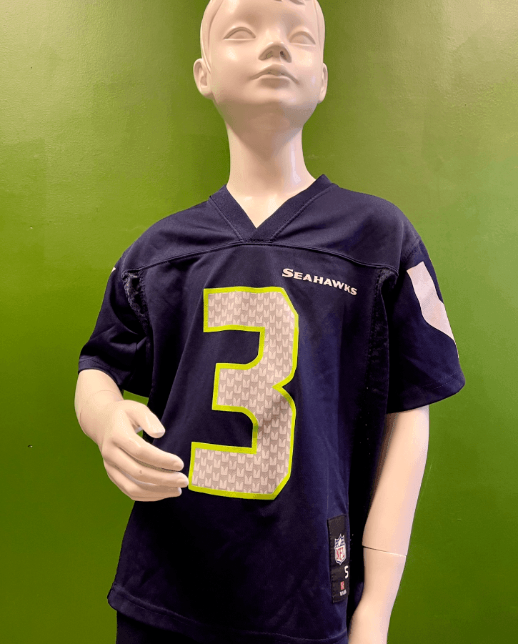 Russell wilson clearance youth jersey small