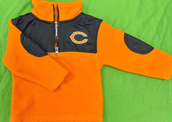 NFL Chicago Bears Fleece Pullover Shirt-Jacket Toddler 2T