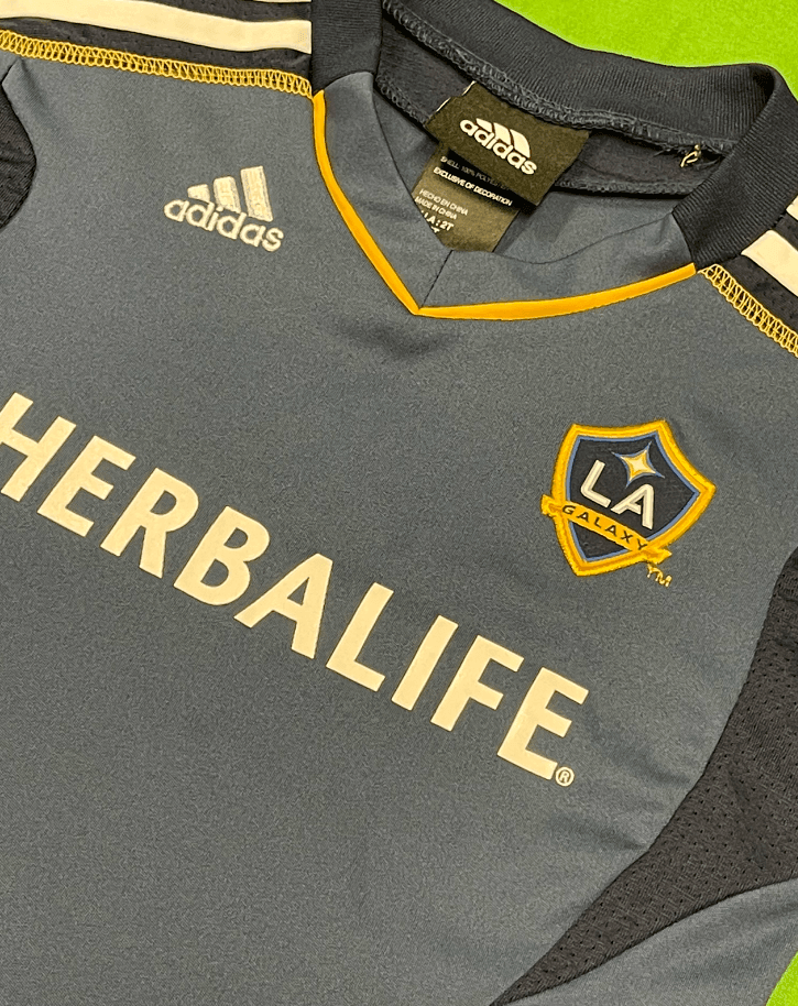 MLS LA Galaxy Adidas Soccer Shirt Top Jersey Toddler 2T