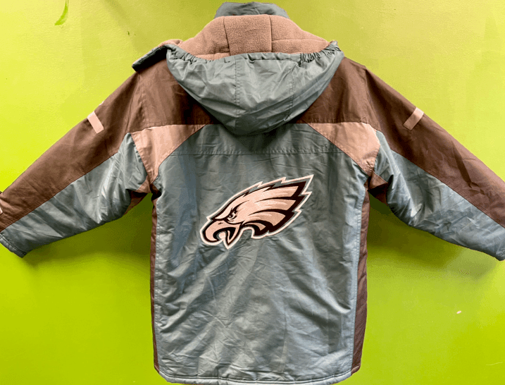 NFL Philadelphia Eagles Reebok Stadium Coat Jacket Youth XL 18-20