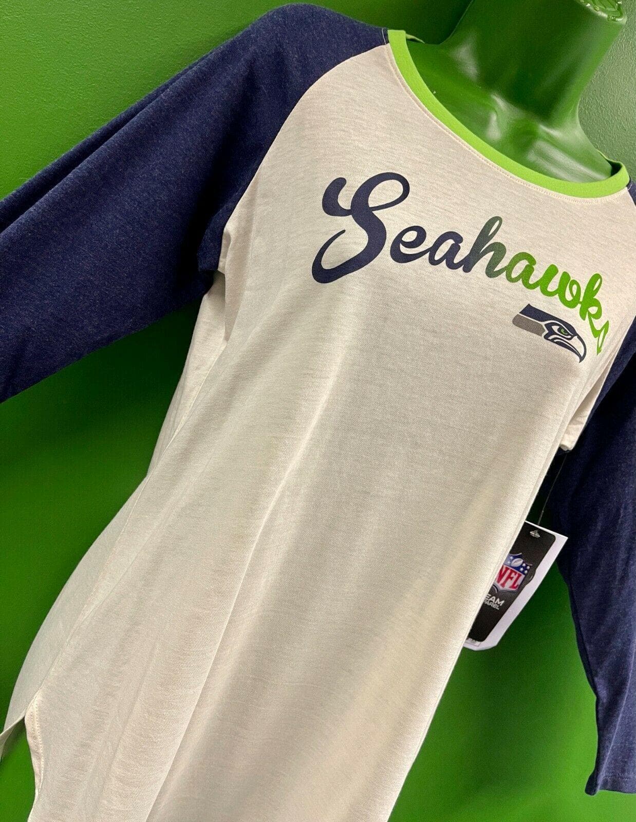 NFL Seattle Seahawks '47 Raglan Splitter T-Shirt Women's Small NWT