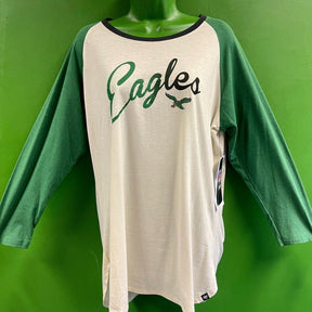 NFL Philadelphia Eagles '47 Raglan Splitter T-Shirt Women's X-Large NWT