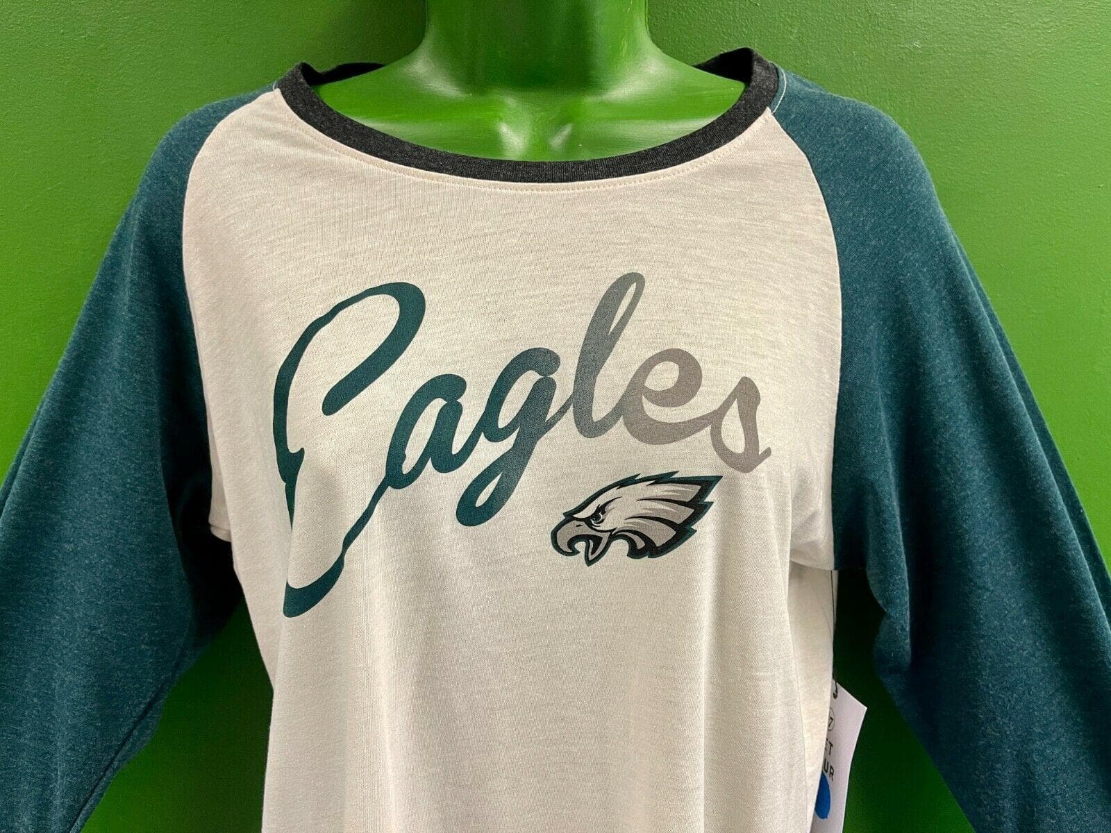 NFL Philadelphia Eagles '47 Raglan Splitter T-Shirt Women's Large NWT