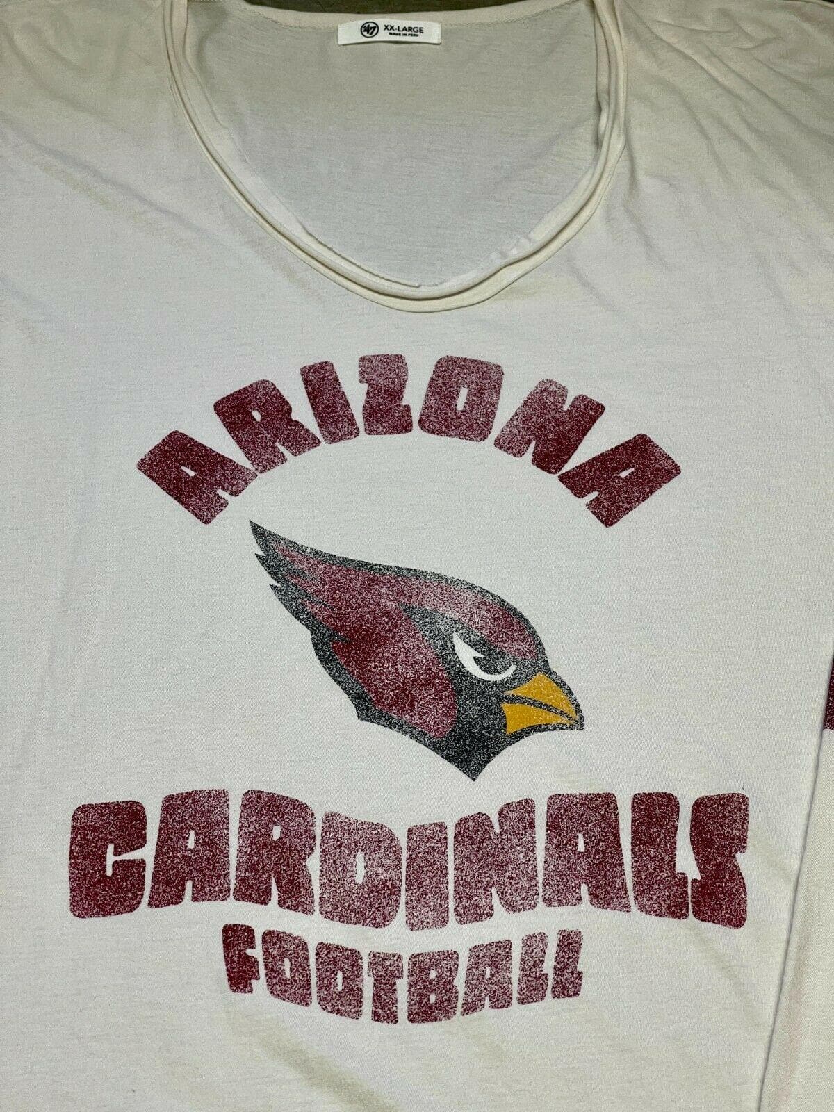 NFL Arizona Cardinals '47 100% Cotton L-S T-Shirt Women's 2X-Large NWOT