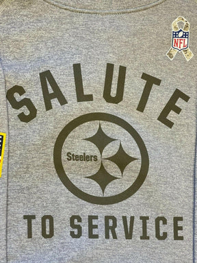 NFL Pittsburgh Steelers Therma-Fit Salute to Service Hoodie Women's Med