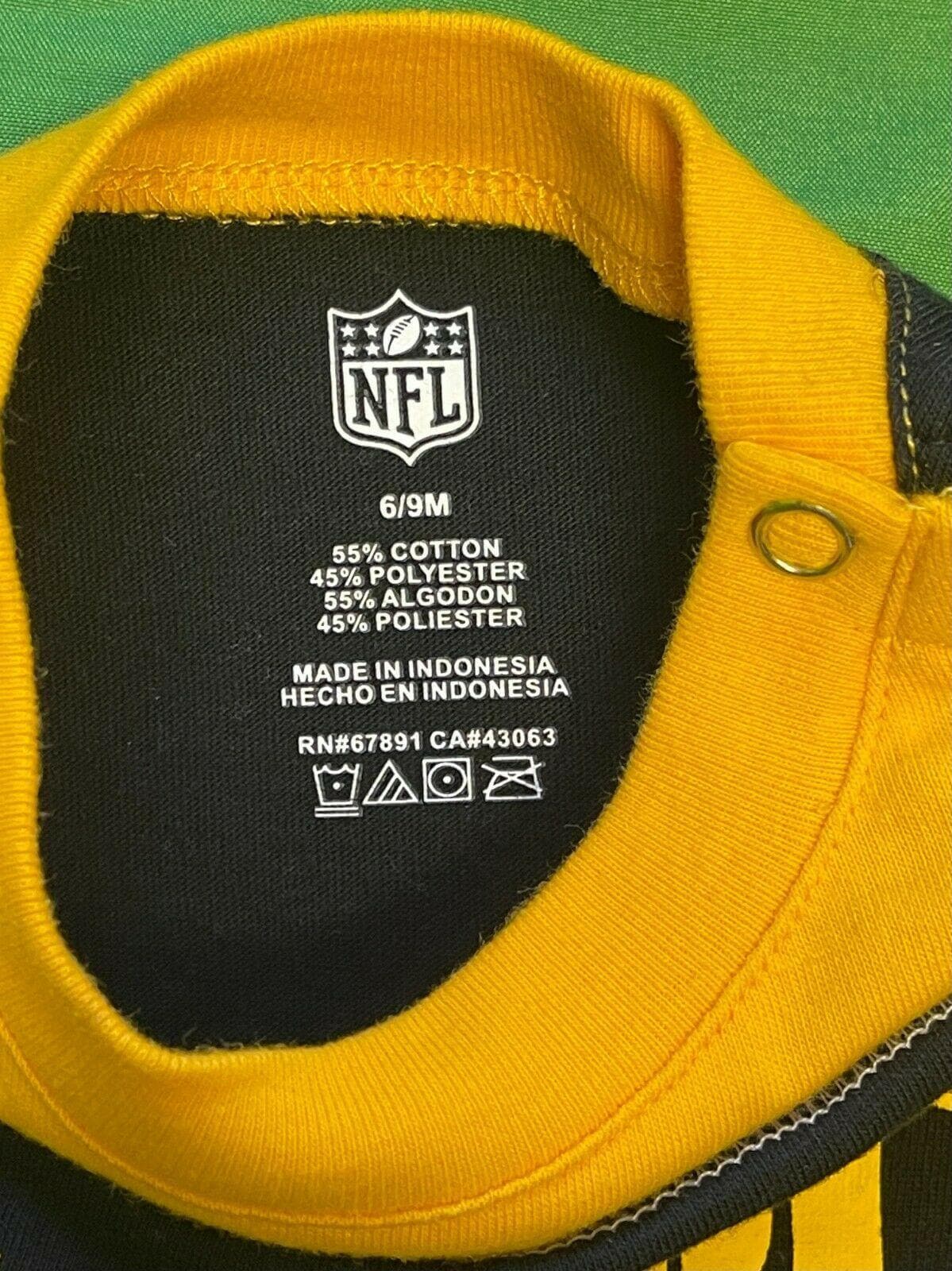 NFL Pittsburgh Steelers Colour Blocked Bodysuit/Vest 6-9 months