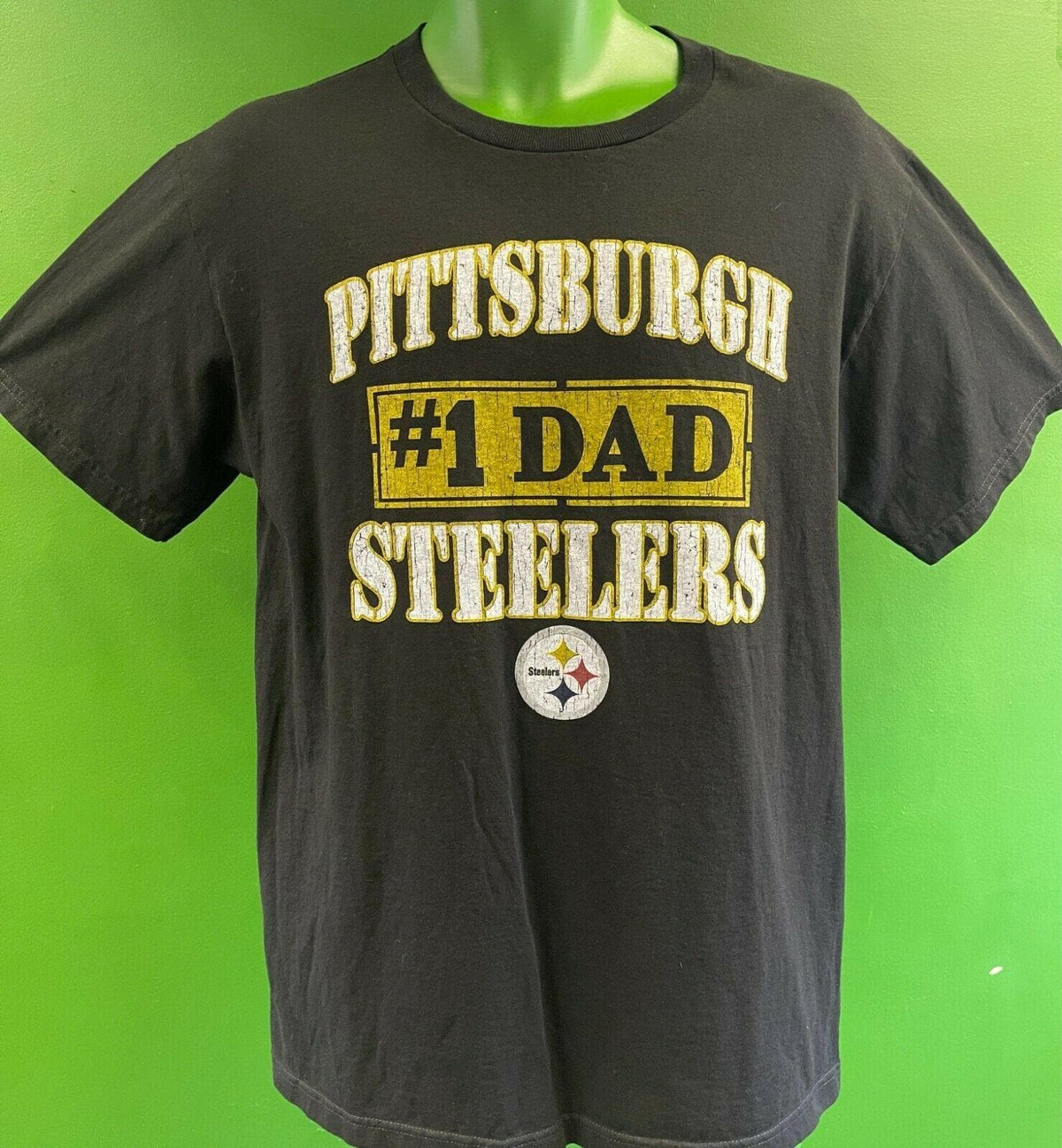 NFL Pittsburgh Steelers #1 Dad T-Shirt Men's Medium