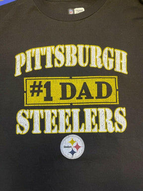 NFL Pittsburgh Steelers #1 Dad T-Shirt Men's Medium