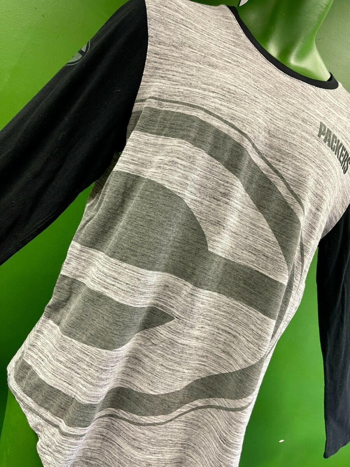 NFL Green Bay Packers Monochrome L-S T-Shirt Men's Medium