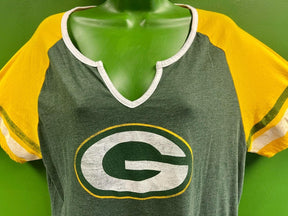 NFL Green Bay Packers Notch Collar T-Shirt Women's 2X-Large