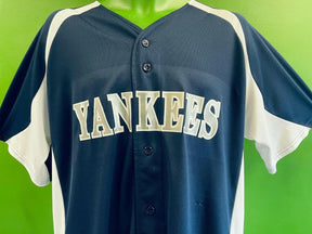 MLB New York Yankees #2 Blue Jersey Men's Large 42-44