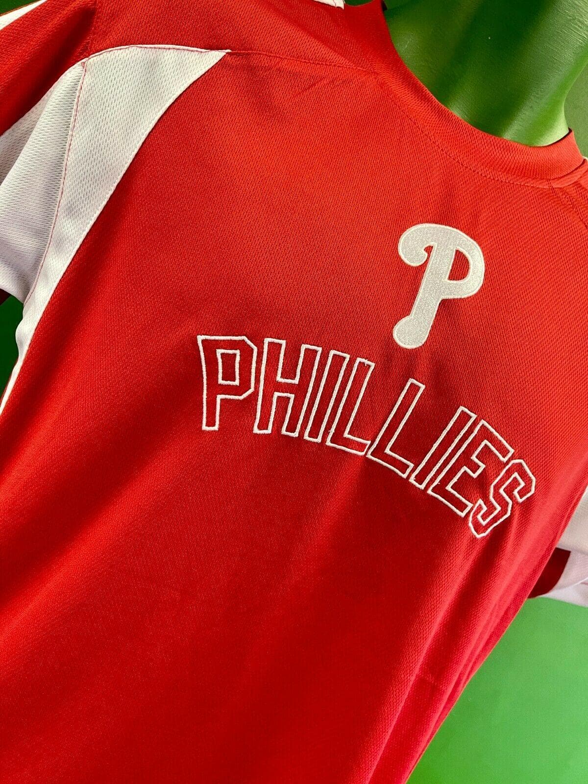 MLB Philadelphia Phillies Team Athletics Wicking T-Shirt Youth XL 14-16