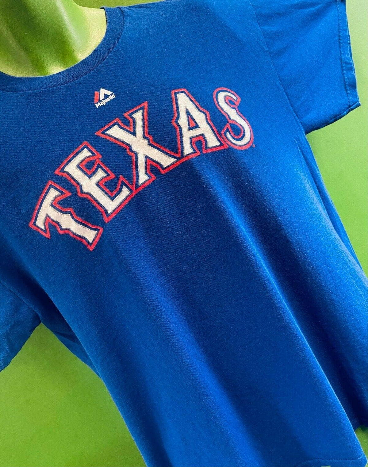 MLB Texas Rangers Michael Choice #15 Majestic T-Shirt Men's Large