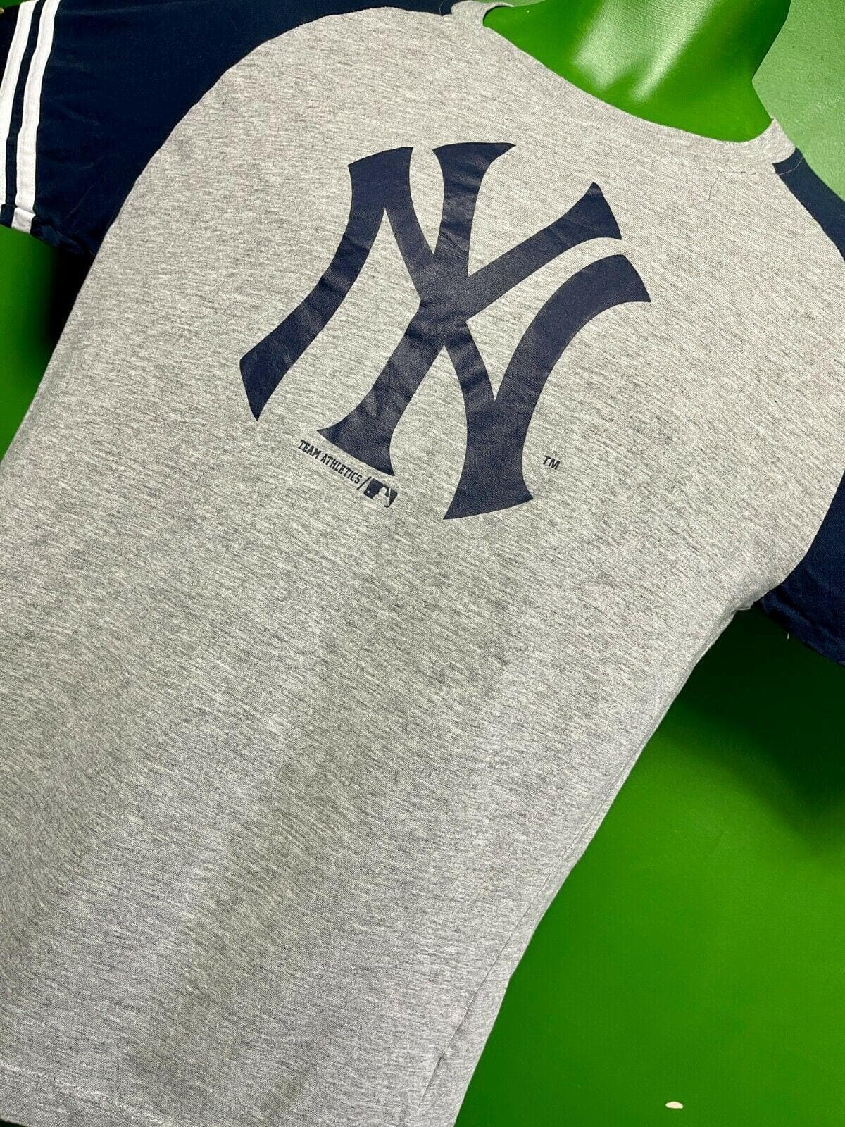 MLB New York Yankees Colour Blocked T-Shirt Youth X-Large 14-16