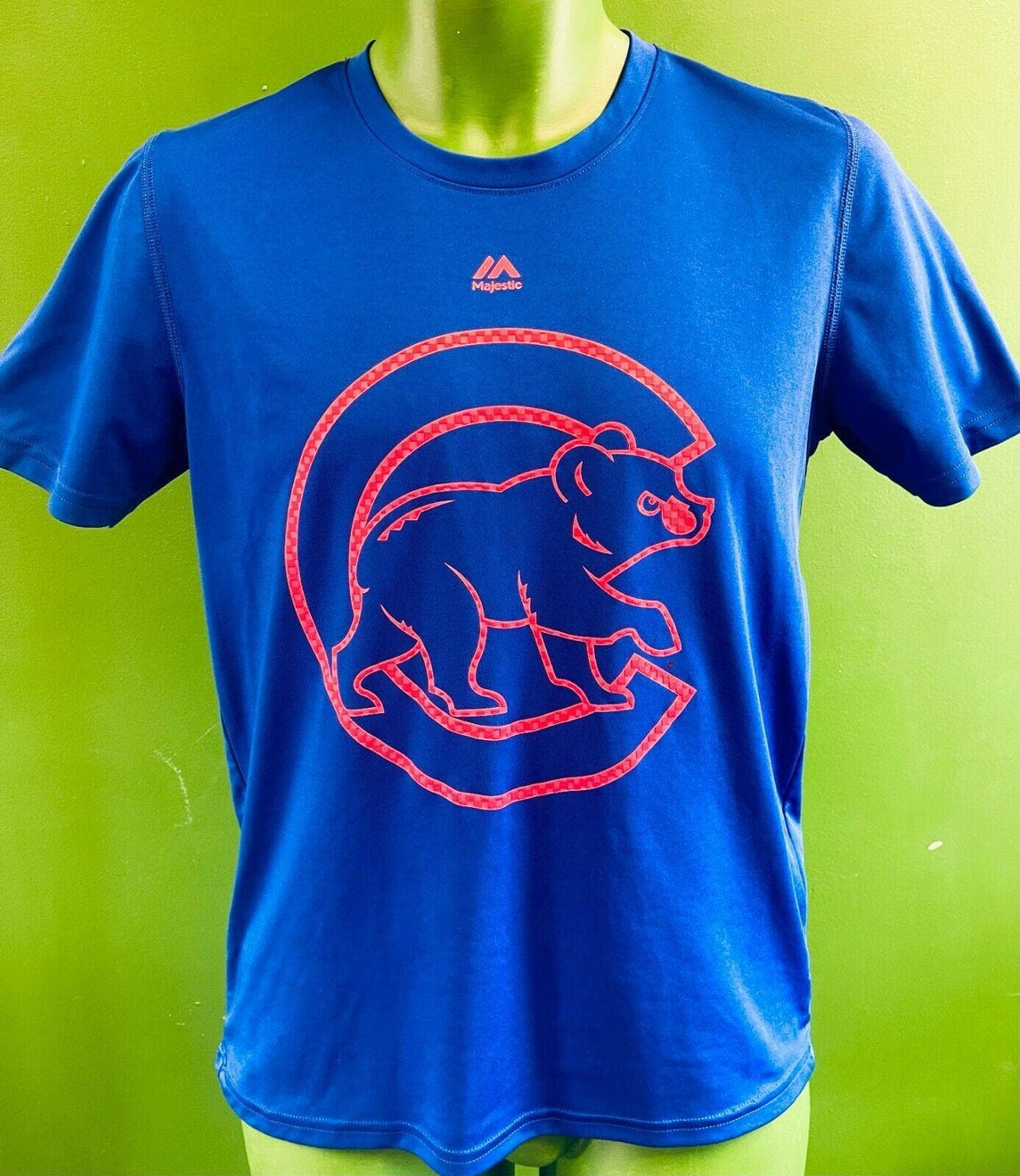 MLB Chicago Cubs Majestic Wicking T-Shirt Youth Large 14-16 - End Zone Kit