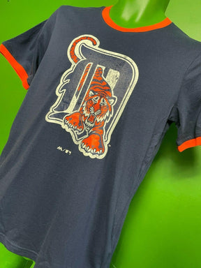 MLB Detroit Tigers Majestic Ringer T-Shirt Youth Large 14-16