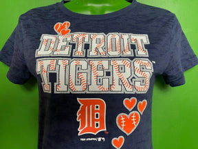 MLB Detroit Tigers Space Dye Semi-Sheer T-Shirt Girls' Large 14-16