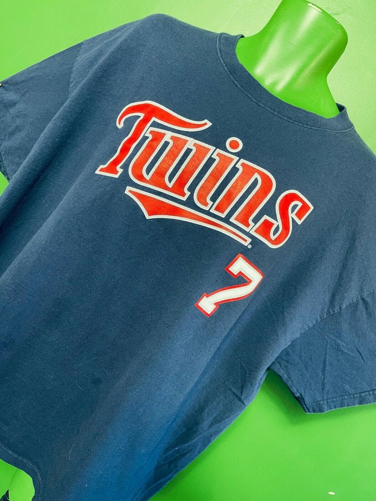 MLB Minnesota Twins Joe Mauer #7 Lee T-Shirt Men's 2X-Large