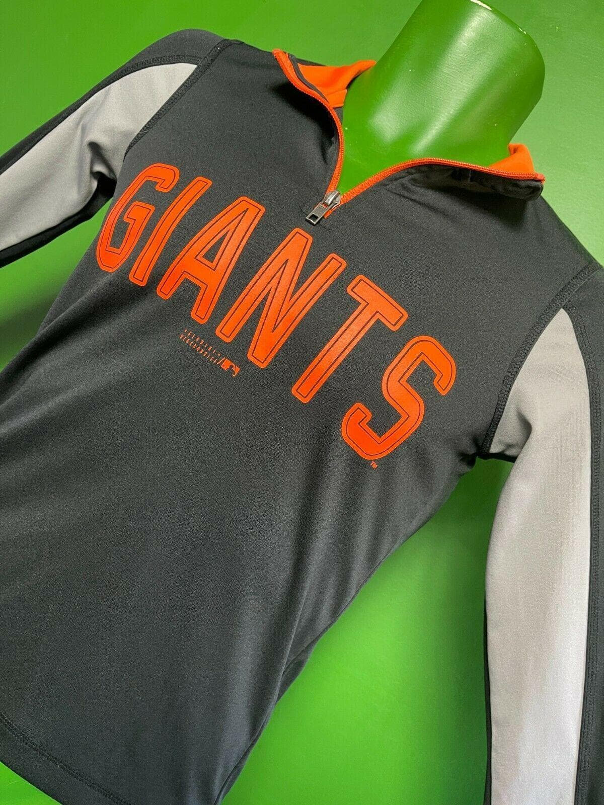 MLB San Francisco Giants Team Athletics 1-4 Zip Pullover Youth Small 8