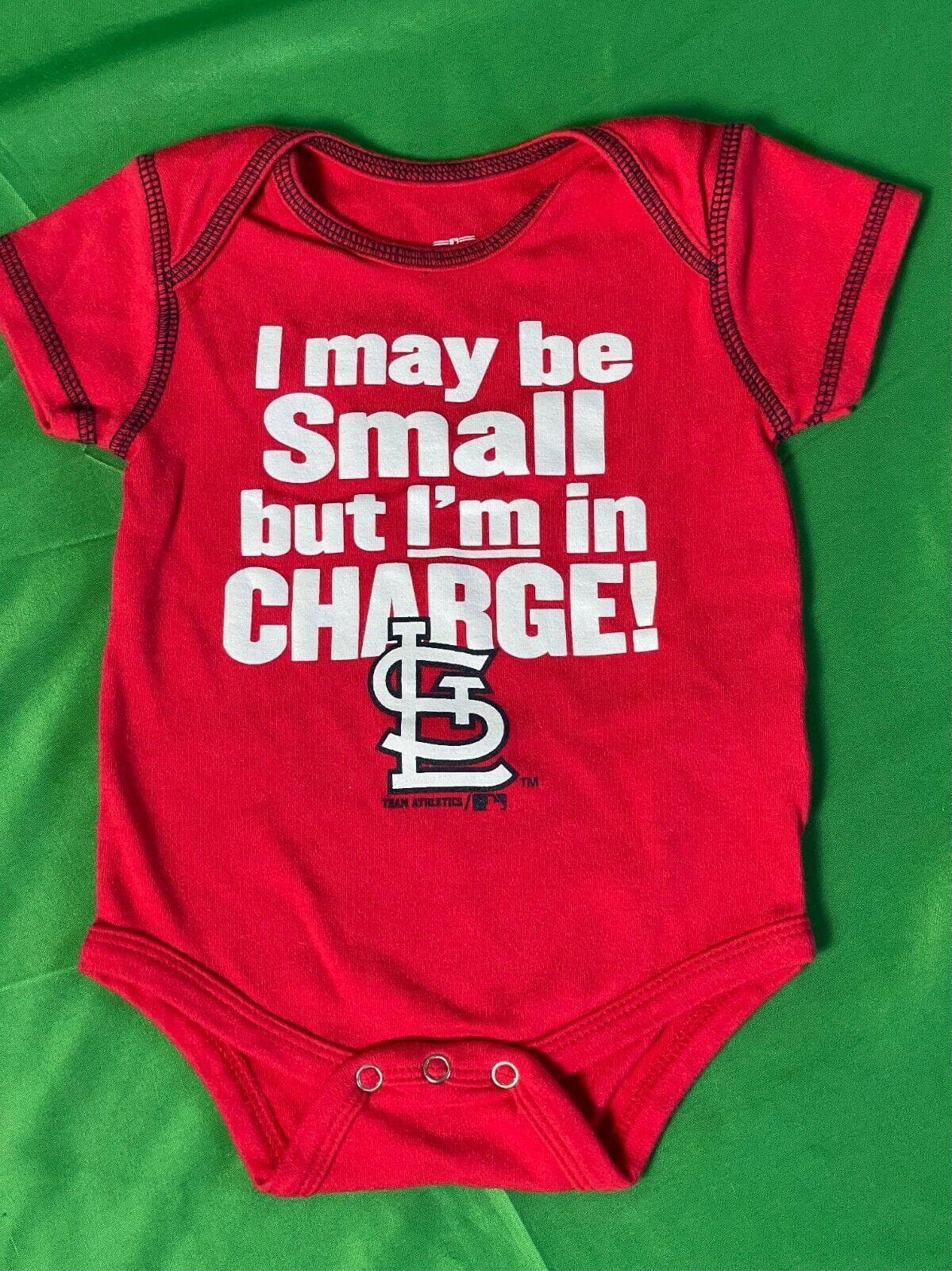 MLB St Louis Cardinals "I May Be Small" Bodysuit/Vest 3-6 months