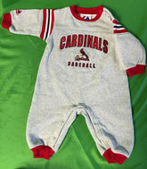 MLB St Louis Cardinals Majestic Sweat Suit Playsuit Infant 6-9 months
